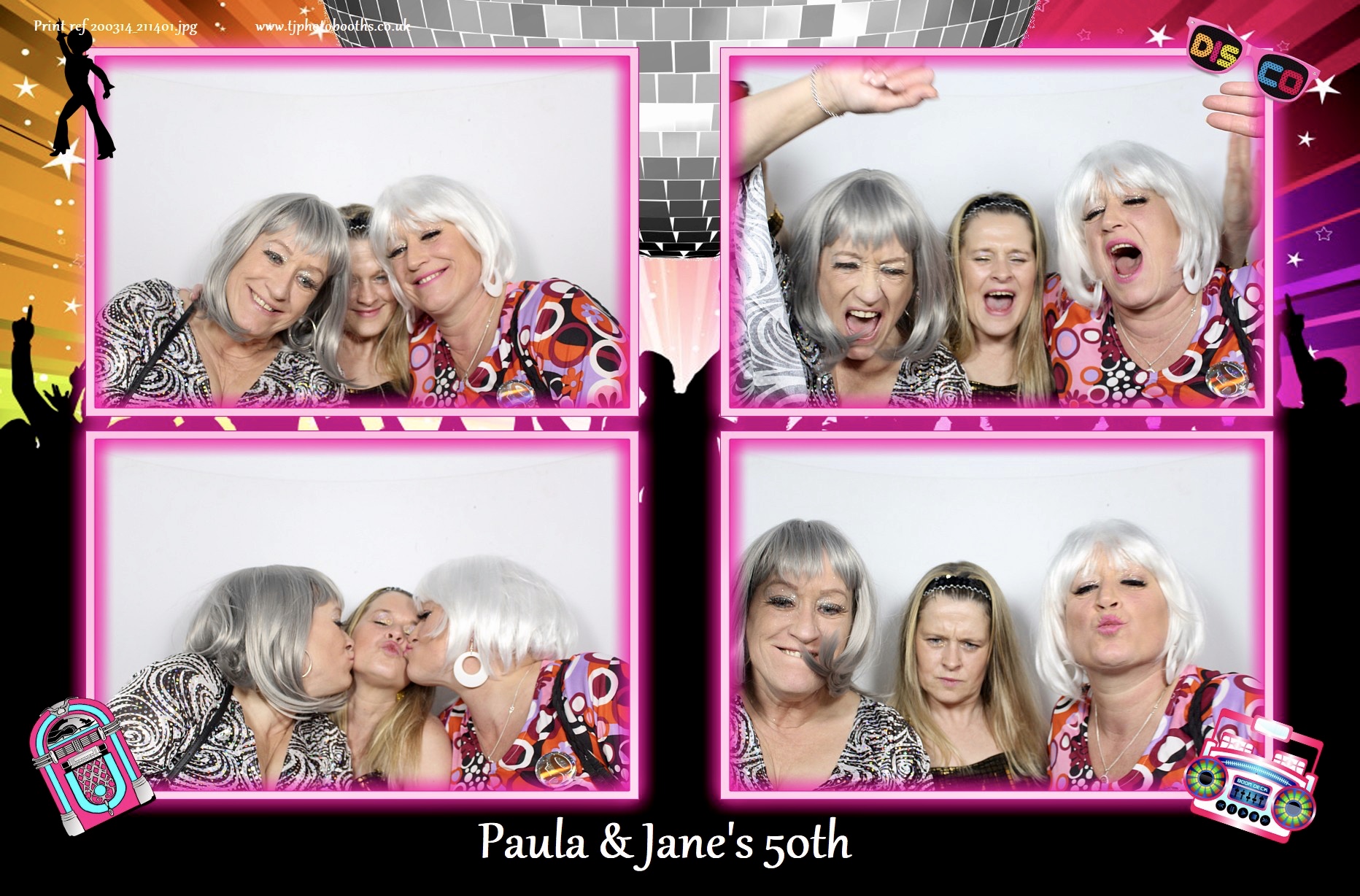 Paula & Jane's 50th | View more photos from the event at gallery.tjphotobooths.co.uk/u/TJPhotobooths/Paula-Janes-50th